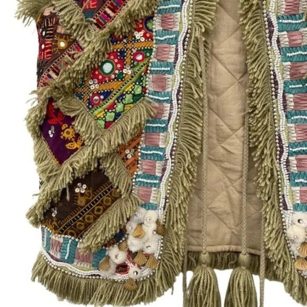 Vipul Shah Chic Bollywood Designer Banjara Vest - Picture 7 of 11